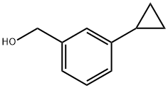 3-环丙基苯甲醇 结构式