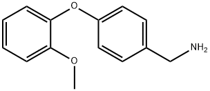 4-(2-Methoxyphenoxy)benzyl amine Structure