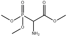 Acetic acid, amino(dimethoxyphosphinyl)-, methyl ester (9CI) Structure