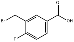 3-(Bromomethyl)-4-fluorobenzoicacid,89540-20-5,结构式