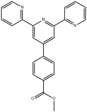 2,2':6',2''-三联吡啶-4'-(4-苯甲酸甲酯),897037-23-9,结构式