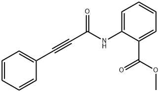 methyl 2-(3-phenylpropiolamido)benzoate Structure