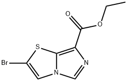 2-Bromo-Imidazo[5,1-B]Thiazole-7-Carboxylic Acid Ethyl Ester Structure