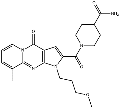 1-{[1-(3-methoxypropyl)-9-methyl-4-oxo-1,4-dihydropyrido[1,2-a]pyrrolo[2,3-d]pyrimidin-2-yl]carbonyl}-4-piperidinecarboxamide|