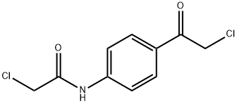 2-chloro-N-(4-(2-chloroacetyl)phenyl)acetamide Structure
