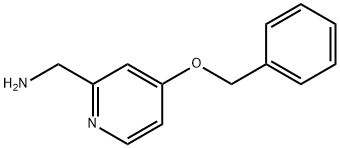 (4-(benzyloxy)pyridin-2-yl)methanamine Struktur