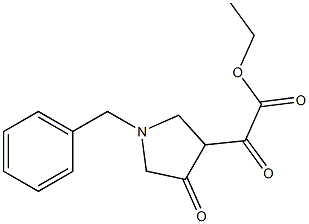 ethyl 2-(1-benzyl-4-oxopyrrolidin-3-yl)-2-oxoacetate Structure