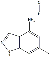 6-methyl-1H-indazol-4-amine hydrochloride Structure