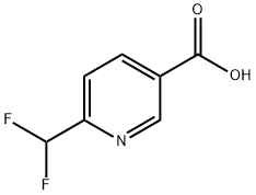 6-(difluoromethyl)pyridine-3-carboxylic acid Structure