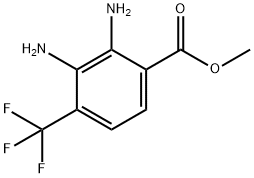 甲基2,3-二氨基-4-(三氟甲基)苯甲酸甲酯, 913299-81-7, 结构式