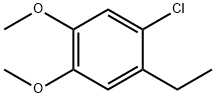 1-Chloro-2-ethyl-4,5-dimethoxybenzene 化学構造式