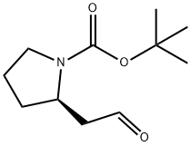 (2R)-2-(2-oxoethyl)-1-Pyrrolidine carbocylic acid 1,1-dimethylethyl ester Structure