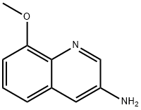 8-メトキシキノリン-3-アミン 化学構造式