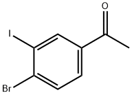 1-(4-Bromo-3-iodo-phenyl)-ethanone,919124-08-6,结构式