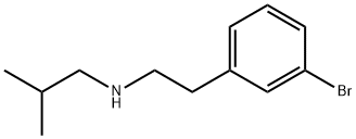 3-bromo-N-(2-methylpropyl)benzeneethanamine 结构式