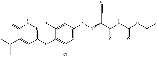 920509-33-7 (Z)-乙基 (2-氰基-2-(2-(3,5-二氯-4-((5-异丙基-6-氧亚基-1,6-二氢哒嗪-3-基)氧代)苯基)亚肼基)乙酰基)氨基甲酯