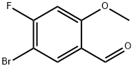 5-溴-4-氟-2-甲氧基苯甲醛 结构式