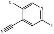 5-chloro-2-fluoroisonicotinonitrile Struktur