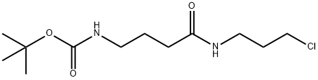 tert-butyl (4-((3-chloropropyl)amino)-4-oxobutyl)carbamate(WXG01289) Struktur