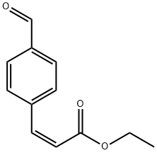 (Z)-ethyl 3-(4-formylphenyl)acrylate Structure