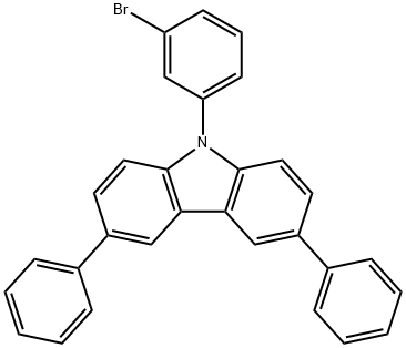 9-(3-bromophenyl)-3,6-diphenyl-9H-Carbazole|928050-07-1