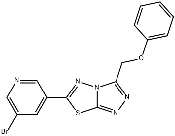 929828-85-3 [6-(5-bromo-3-pyridinyl)[1,2,4]triazolo[3,4-b][1,3,4]thiadiazol-3-yl]methyl phenyl ether