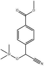 methyl 4-(cyano(trimethylsilyloxy)methyl)benzoate Structure