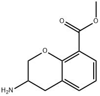 3-氨基-3,4-二氢-2H-1-苯并吡喃-8-羧酸甲酯,939758-88-0,结构式