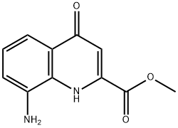 8-Amino-4-hydroxy-quinoline-2-carboxylic acid methyl ester,94110-83-5,结构式