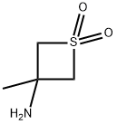 3-thietanamine, 3-methyl-, 1,1-dioxide Struktur