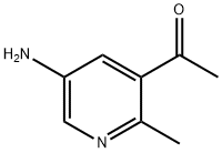 : 1-(5-Amino-2-methylpyridin-3-yl)ethanone Structure