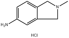 2-甲基异吲哚啉-5-胺二盐酸盐,943751-30-2,结构式