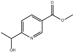 Methyl 6-(1-hydroxyethyl)nicotinate Structure