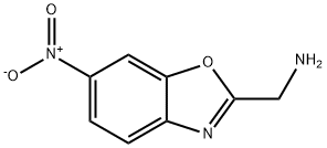 6-硝基苯并噁唑-2-甲胺 结构式