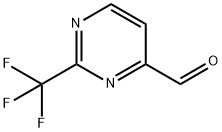 2-(trifluoromethyl)pyrimidine-4-carbaldehyde Struktur