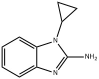 1-Cyclopropyl-1H-benzoimidazol-2-ylamine Structure