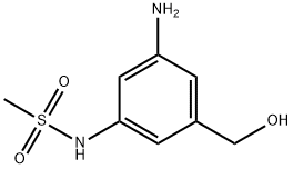 N-(3-Amino-5-(hydroxymethyl)phenyl)methanesulfonamide Structure