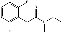 2-(2,6-Difluorophenyl)-N-Methoxy-N-Methylacetamide Structure