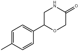 6-p-Tolyl-morpholin-3-one Structure