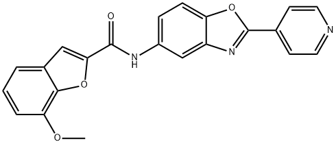 951963-48-7 7-methoxy-N-[2-(pyridin-4-yl)-1,3-benzoxazol-5-yl]-1-benzofuran-2-carboxamide