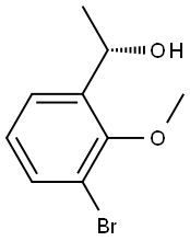 (S)-1-(3-bromo-2-methoxyphenyl)ethan-1-ol Struktur