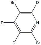 2,5-Dibromopyridine-3,4,6-d3,952109-82-9,结构式