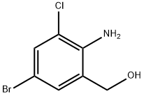 (2-amino-5-bromo-3-chlorophenyl)methanol Structure