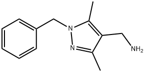 (1-苄基-3,5-二甲基-1H-吡唑-4-基)甲胺,956567-89-8,结构式