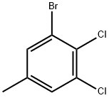 3-ブロモ-4,5-ジクロロトルエン 化学構造式