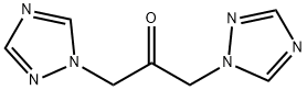 1,3-Bis(1H-1,2,4-triazol-1-yl)-2-propanone Struktur