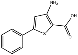 2-Thiophenecarboxylicacid,3-amino-5-phenyl- Structure