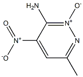 6-amino-3-methyl-5-nitropyridazine 1-oxide Structure