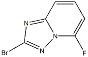 2-Bromo-5-fluoro-[1,2,4]triazolo[1,5-a]pyridine,,结构式