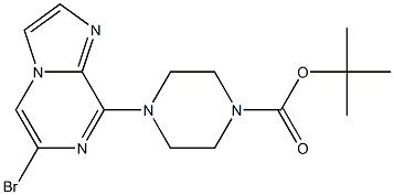 tert-butyl 4-(6-bromoimidazo[1,2-a]pyrazin-8-yl)piperazine-1-carboxylate